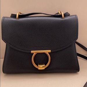 Salvatore Ferragamo Margot Leather Crossbody Bag